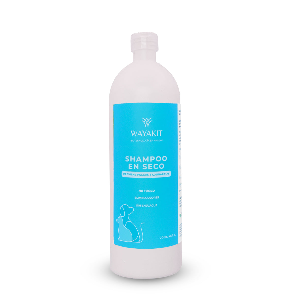 Shampoo en Seco para Mascotas Refill 1L