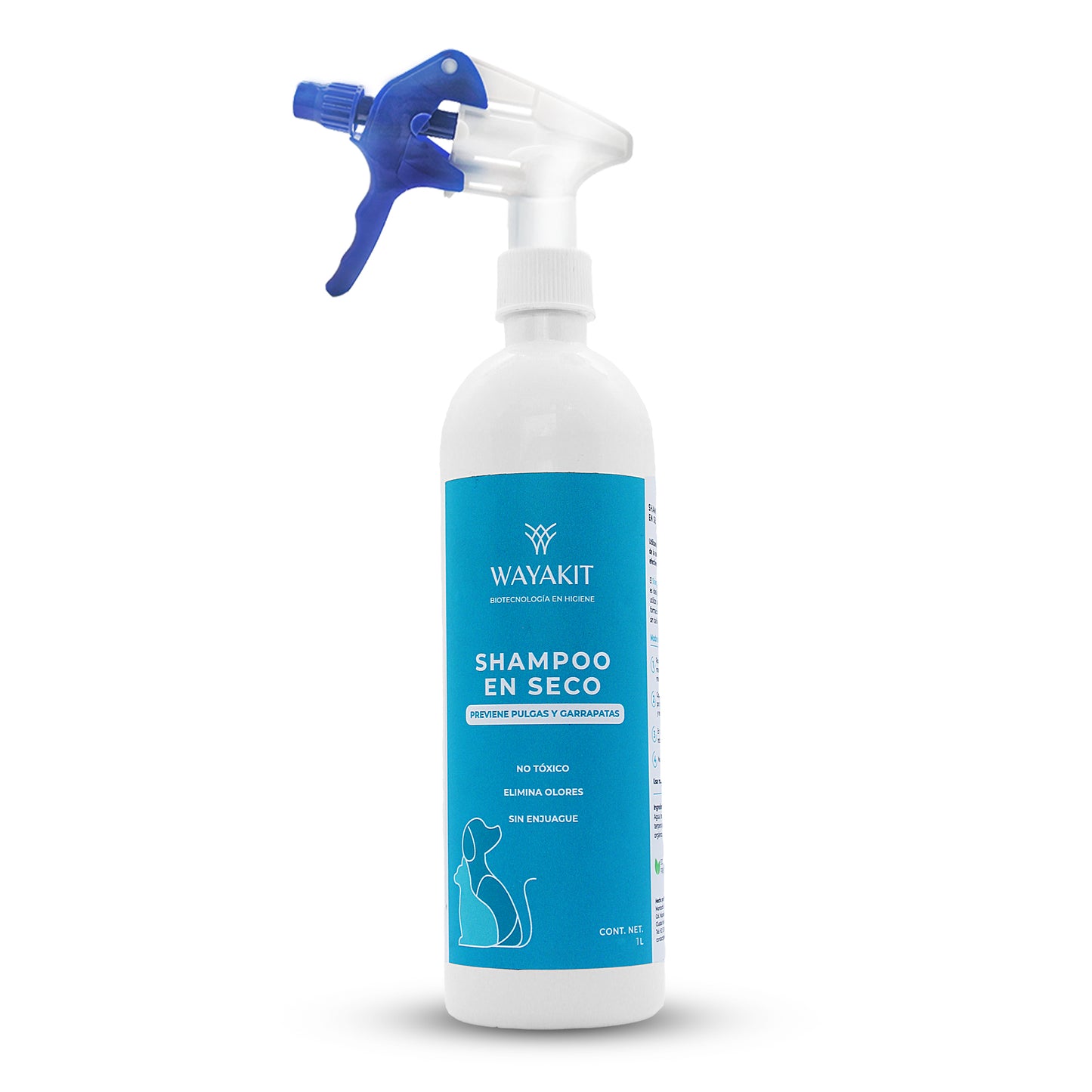 Shampoo en Seco para Mascotas 1L