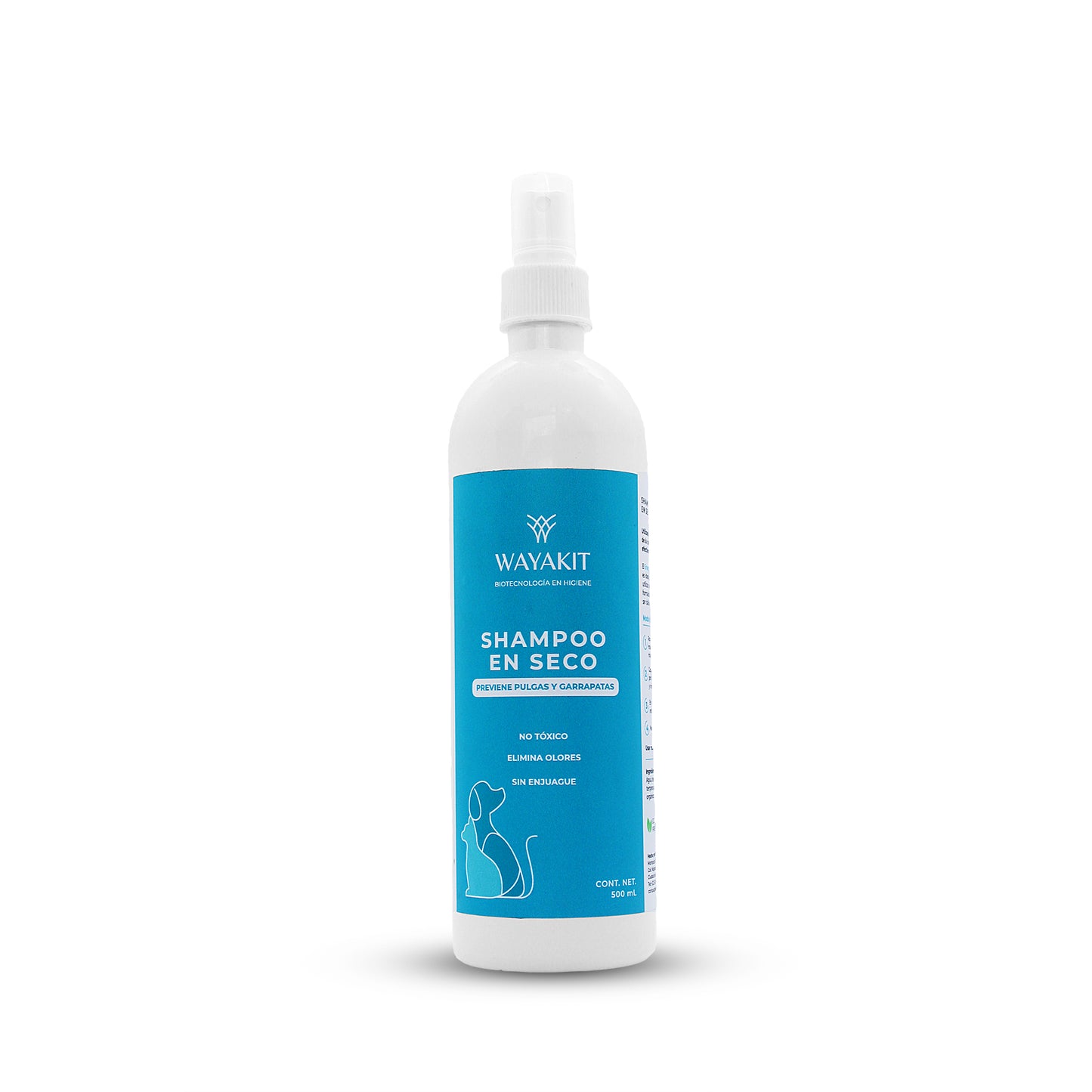 Shampoo en Seco para Mascotas 500mL
